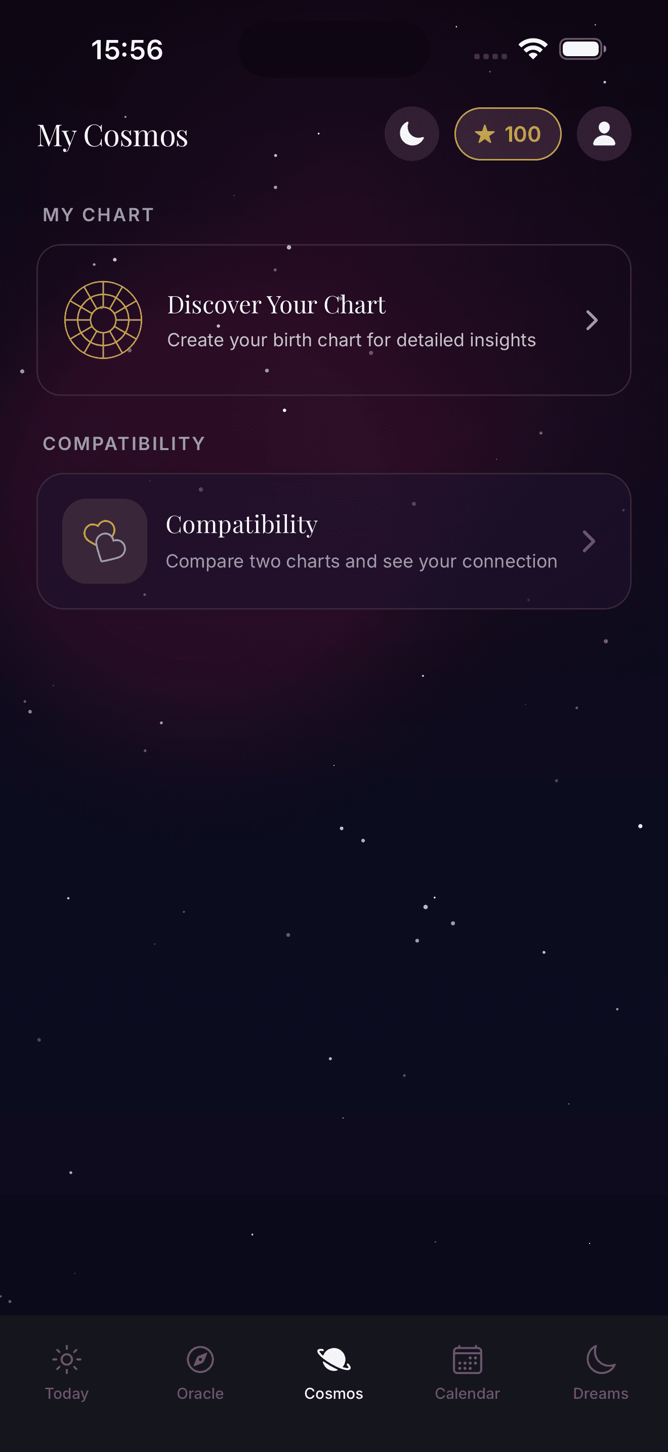 Lunaura Cosmos — birth chart and compatibility