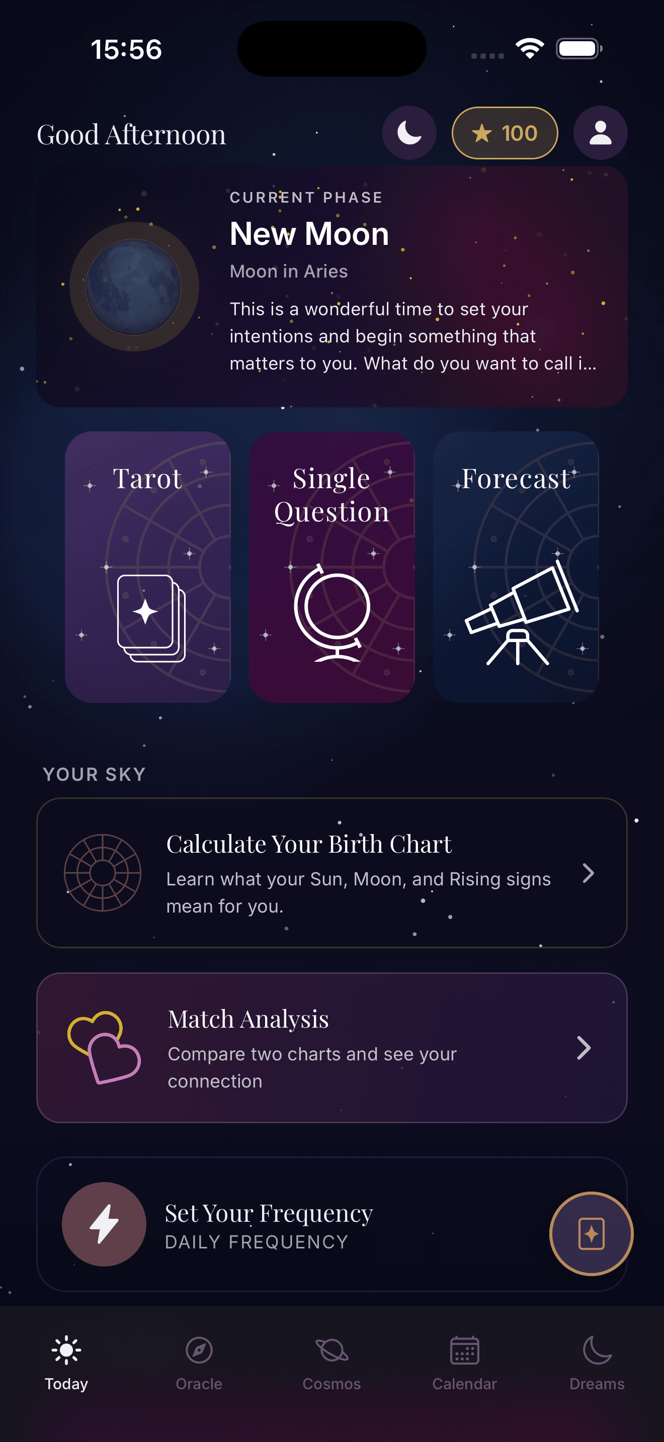 Lunaura Today — moon phases and daily guidance